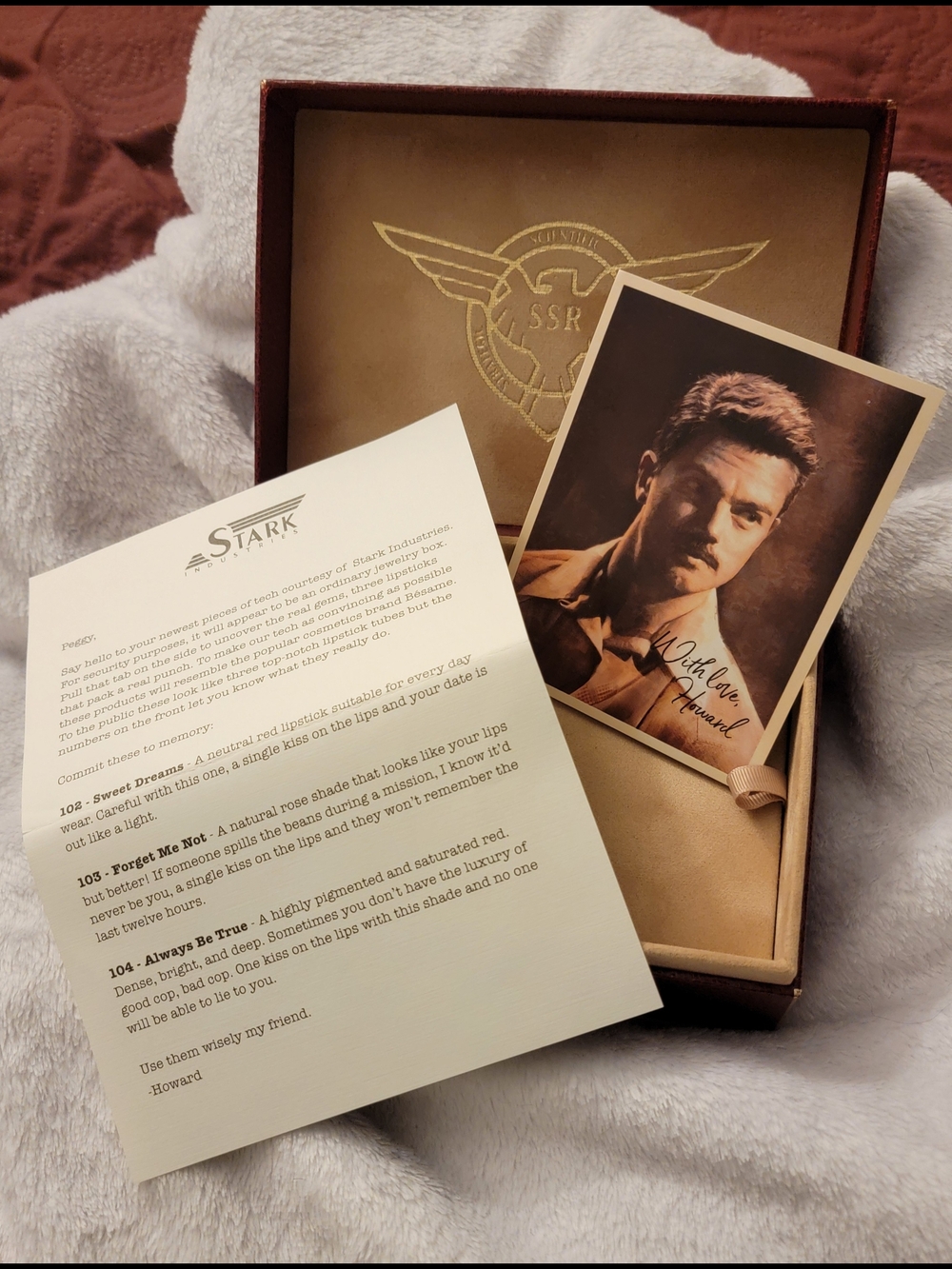 Besame Cosmetics "Agent Carter Collection" Peggy Lipstick Set
